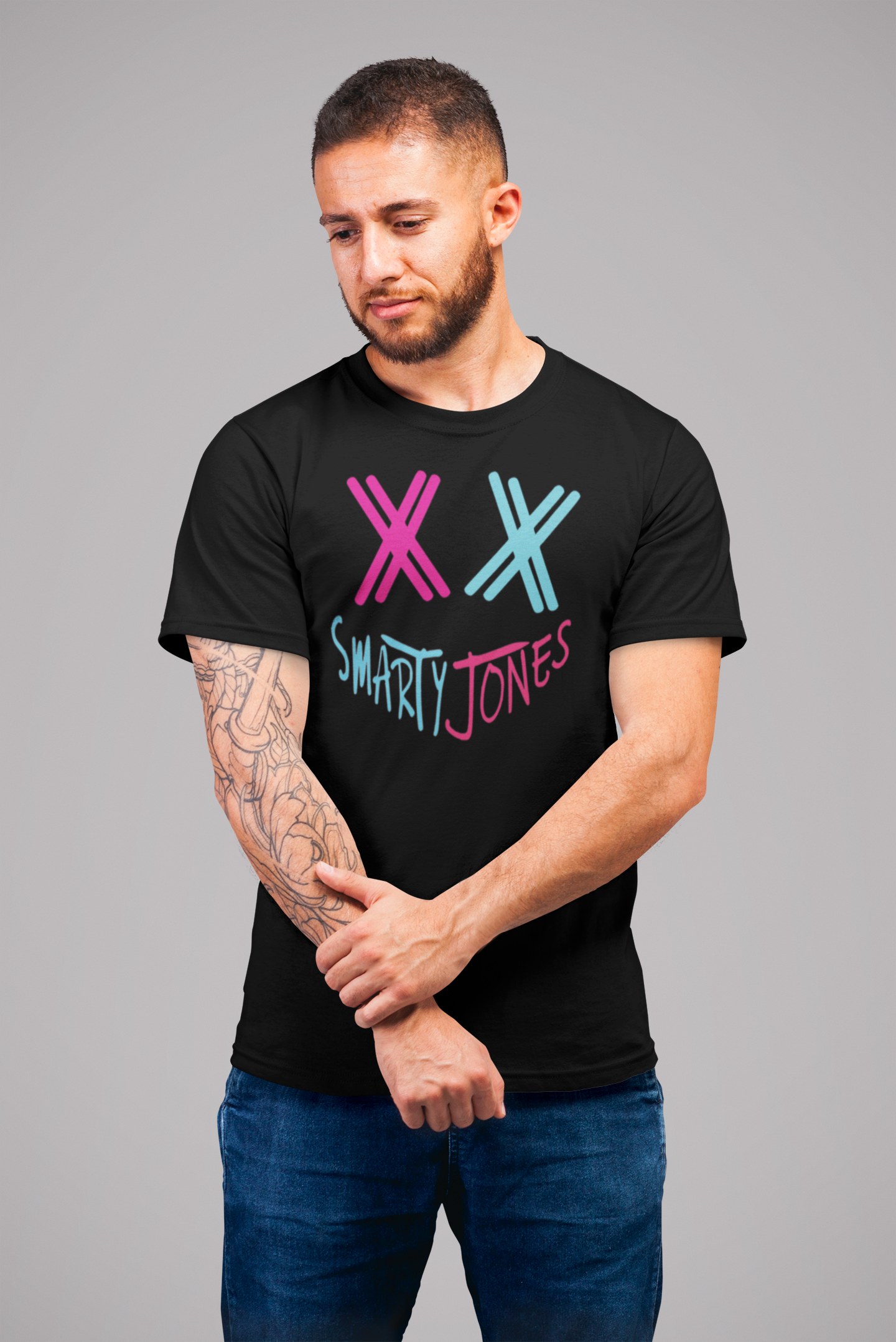 Smarty Jones signature logo tee