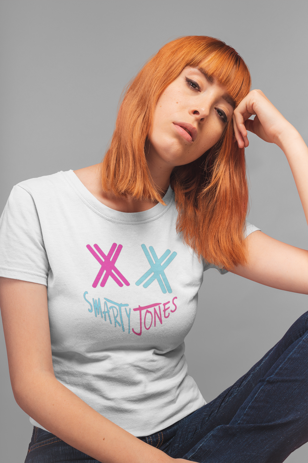 Smarty Jones signature logo tee
